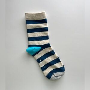 Marni Blue and Cream Striped Women's Socks